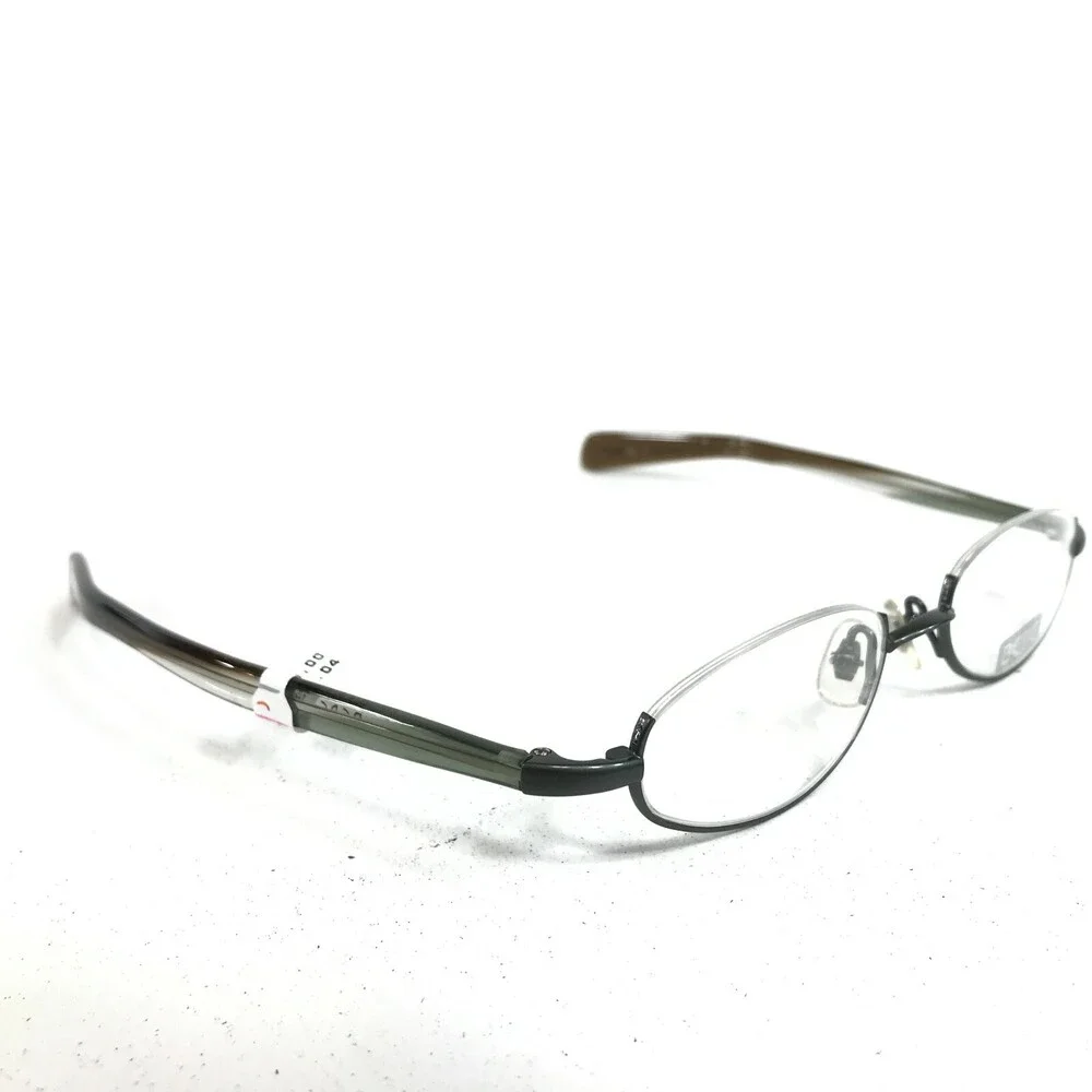 BCPC BP-153 COL.15 Eyeglasses Frames Blue Clear Brown Green Round Oval 48-19-140